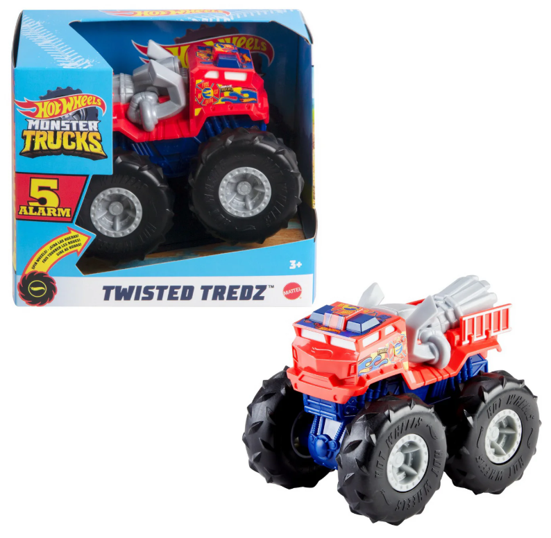 HOT WHEELS MONSTER TRUCK MASINUTA TWISTER TREDZ 5 ALARM SCARA 1:43, MTGVK37_GVK41