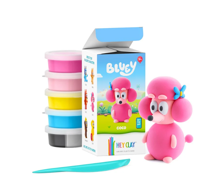 Набор для лепки воздушный пластилин, "Coco" 5 баночек, HC-50203