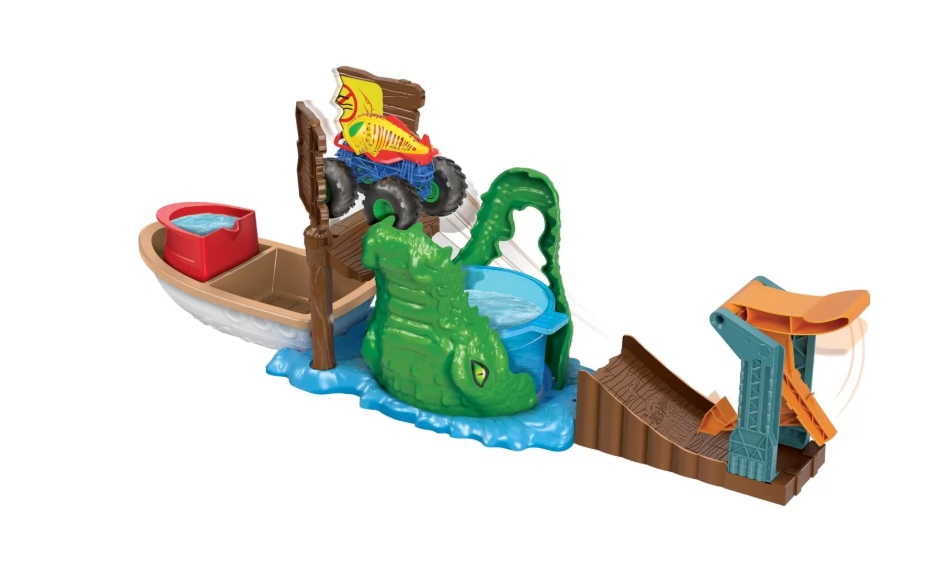 HOT WHEELS MONSTER TRUCK COLOR SHIFTERS ATACUL CROCODILULUI, MTHGV14