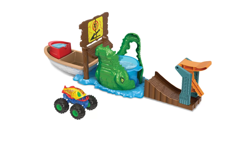 HOT WHEELS MONSTER TRUCK COLOR SHIFTERS ATACUL CROCODILULUI, MTHGV14