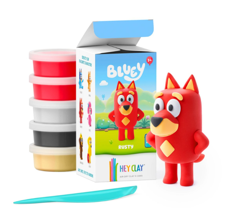 Набор для лепки воздушный пластилин, "Rusty" 5 баночек, HC-50205