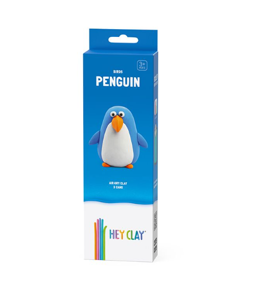 Set pasta de modelat, "Penguin" 3 recipiente, HC-30053