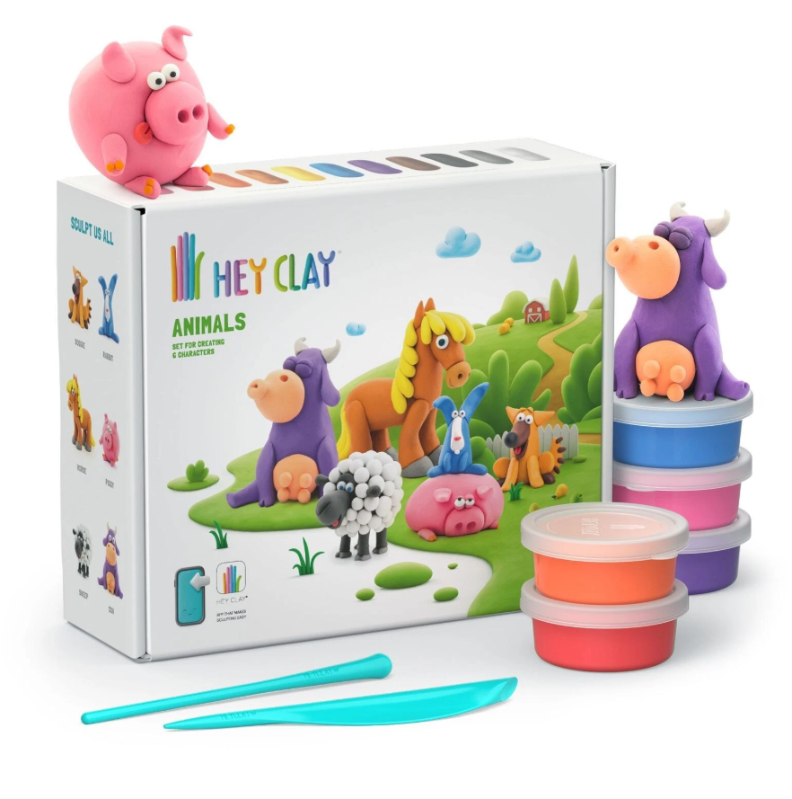 Set pasta de modelat, "Animals" 15 recipiente, HC-15012