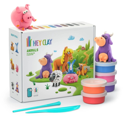 Set pasta de modelat, "Animals" 15 recipiente, HC-15012