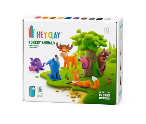 Set pasta de modelat, "Forest Animal" 15 recipiente, HC-15022
