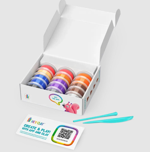 Набор для лепки воздушный пластилин, "Forest Animal" 15 баночек, HC-15022