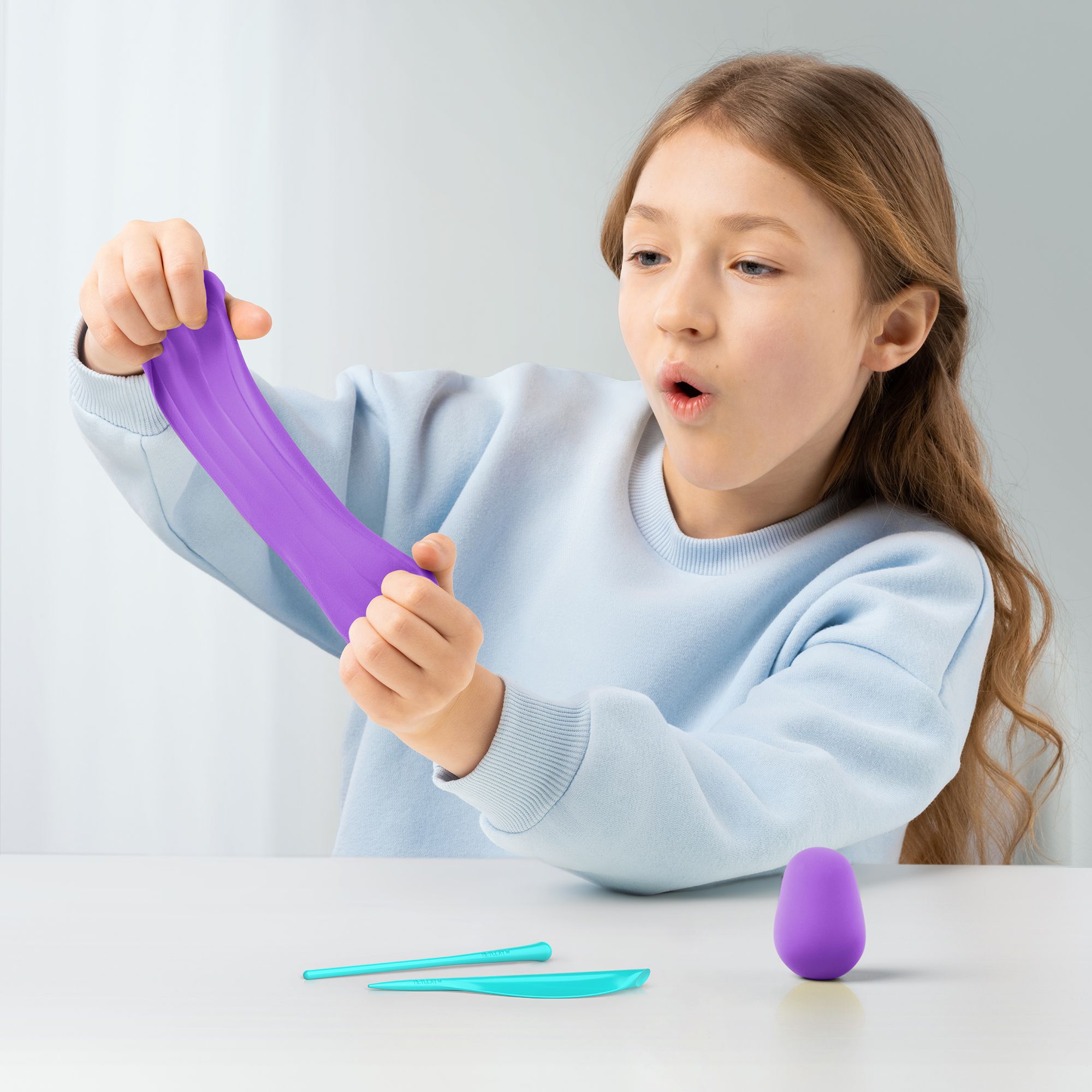 Набор для лепки воздушный пластилин, "Rainbow Unicorns" 15 баночек, HC-15028