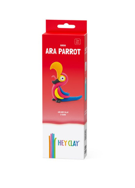 Set pasta de modelat, "Ara Parrot" 3 recipiente, HC-30054