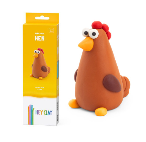 Set pasta de modelat, "Hen" 3 recipiente, HC-30095