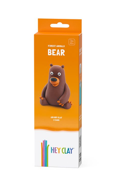 Set pasta de modelat, "Bear" 3 recipiente,HC-30105