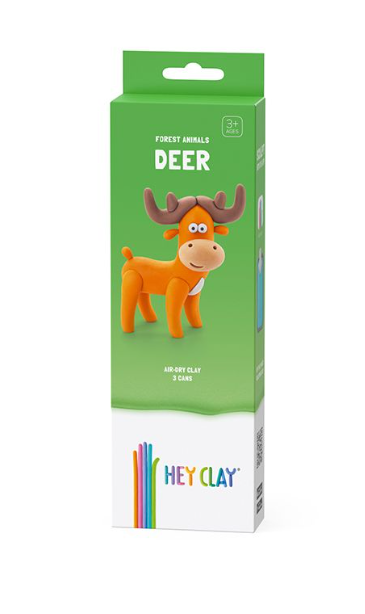 Set pasta de modelat, "Deer" 3 recipiente, HC-30106