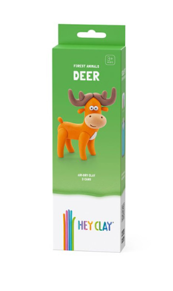 Set pasta de modelat, "Deer" 3 recipiente, HC-30106