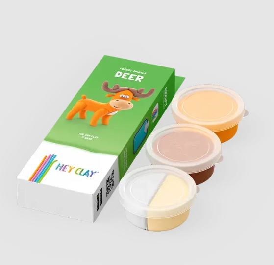 Set pasta de modelat, "Deer" 3 recipiente, HC-30106