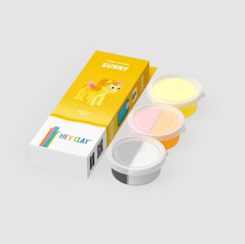 Set pasta de modelat, "Sunny" 3 recipiente, HC-30135