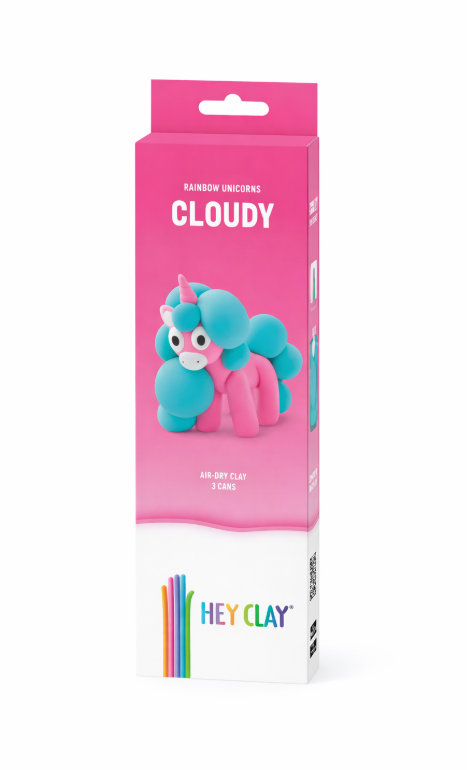 Set pasta de modelat, "Cloudy" 3 recipiente, HC-30138