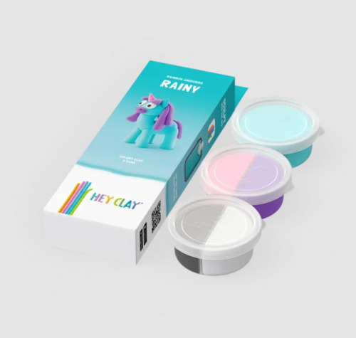 Set pasta de modelat, "Rainy" 3 recipiente, HC-30140