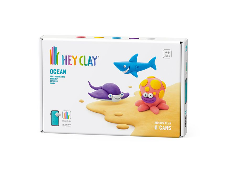 Set pasta de modelat, "Ocean" 6 recipiente, HC-60027