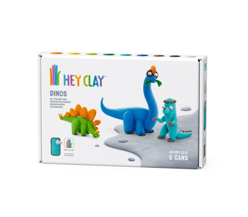 Set pasta de modelat, "Dino" 6 recipiente, HC-60032