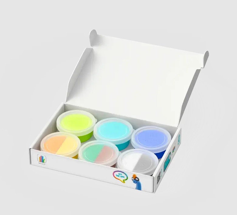 Set pasta de modelat, "Dino" 6 recipiente, HC-60032