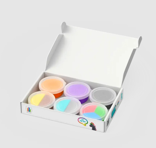 Set pasta de modelat, "Dino" 6 recipiente, HC-60034