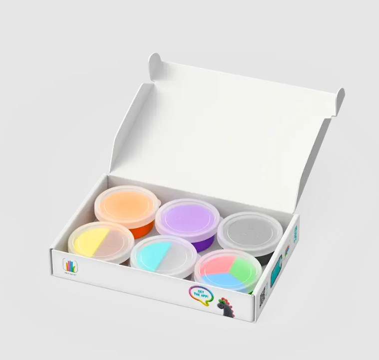 Set pasta de modelat, "Dino" 6 recipiente, HC-60034