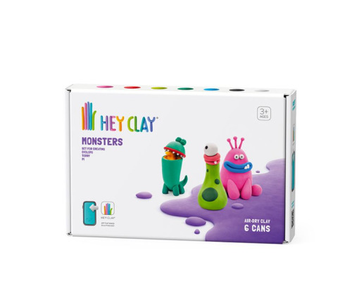 Set pasta de modelat, "Monsters" 6 recipiente, HC-60035