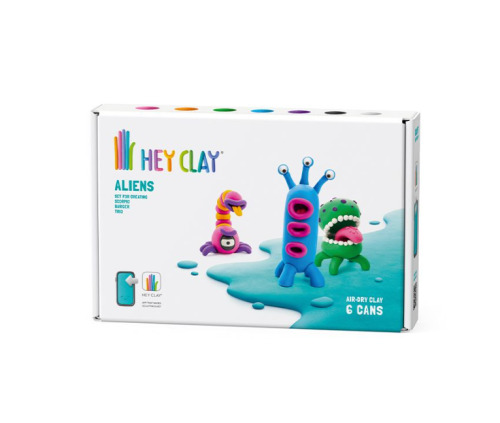 Set pasta de modelat, "Aliens" 6 recipiente, HC-60038