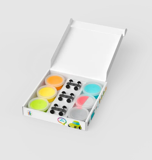 Set pasta de modelat, "Motors" 6 recipiente, HC-60901