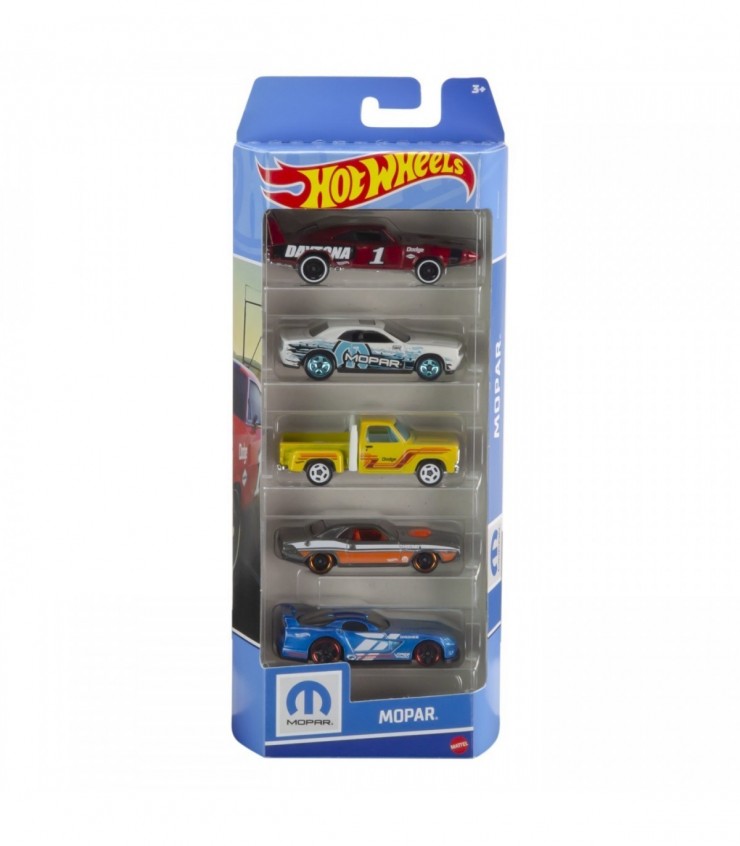 Набор из 5 машинок Hot Wheels Mopar, MT1806_HTV48