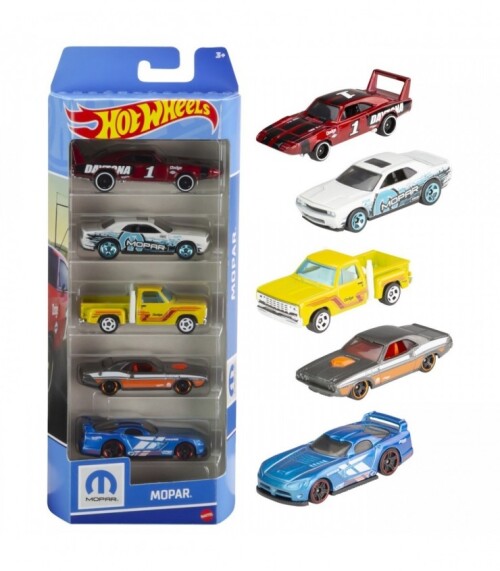 Набор из 5 машинок Hot Wheels Mopar, MT1806_HTV48
