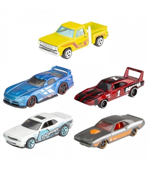 Набор из 5 машинок Hot Wheels Mopar, MT1806_HTV48