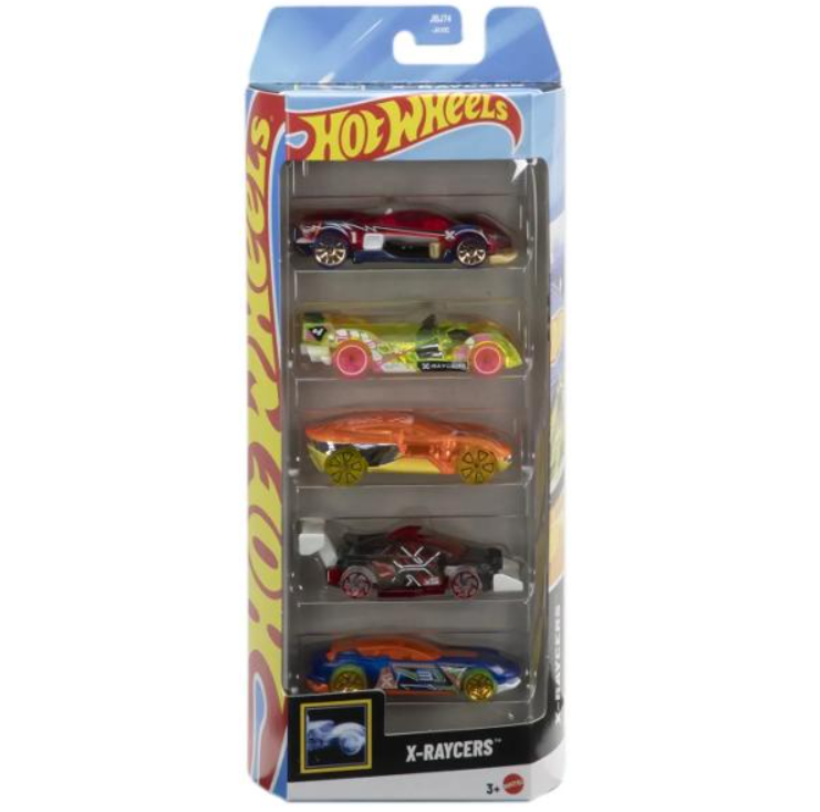 Набор из 5 машинок Hot Wheels Рентген-гонщики, MT1806_JBJ74
