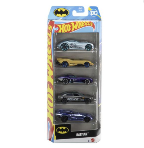 Набор из 5 машинок Hot Wheels Бэтмен, MT1806_JBJ76