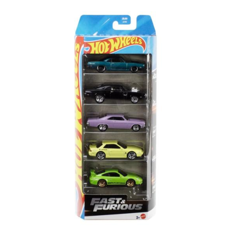 Набор из 5 машинок Hot Wheels Форсаж, MT1806_JBJ80