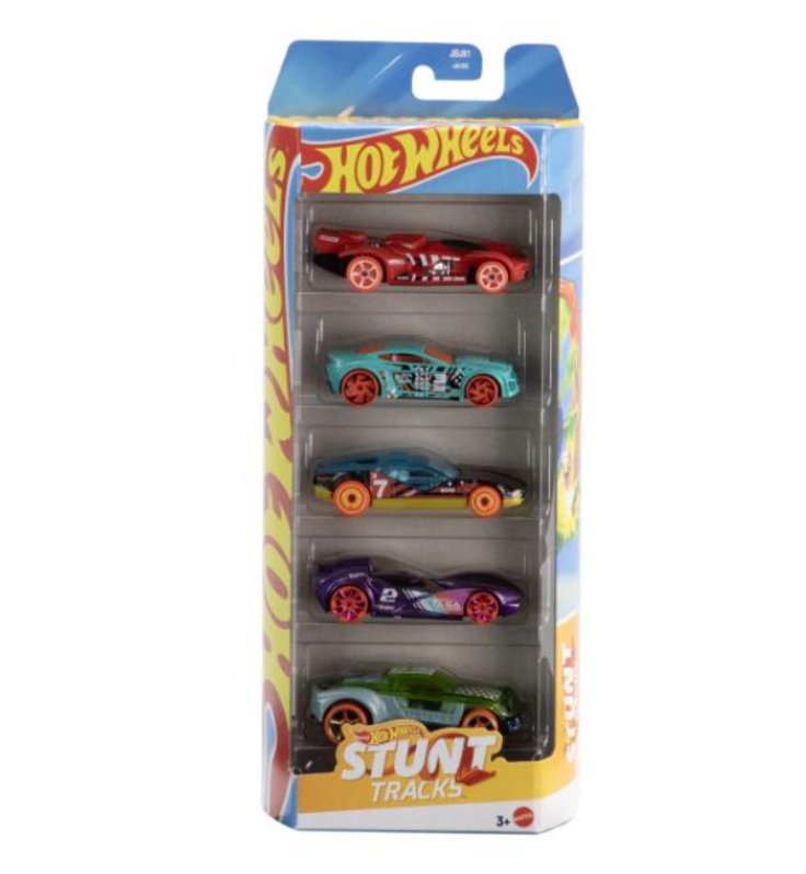 Набор из 5 машинок Hot Wheels Трюковые трассы, MT1806_JBJ81