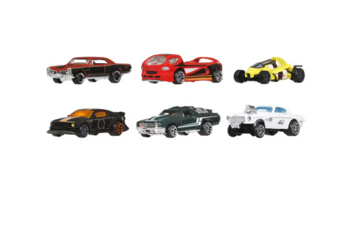 Hot Wheels Legends Silver Series набор 6 металлических машинок, MTJBY78