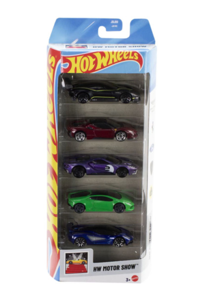 Набор из 5 машинок Hot Wheels Автошоу, MT1806_JBJ89