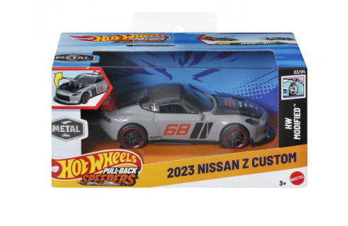 HOT WHEELS MASINUTA METALICA CU SISTEM PULL BACK 2023 NISSAN Z CUSTOM HW MODIFIED SCARA 1:43, MTHPR70_JCM08