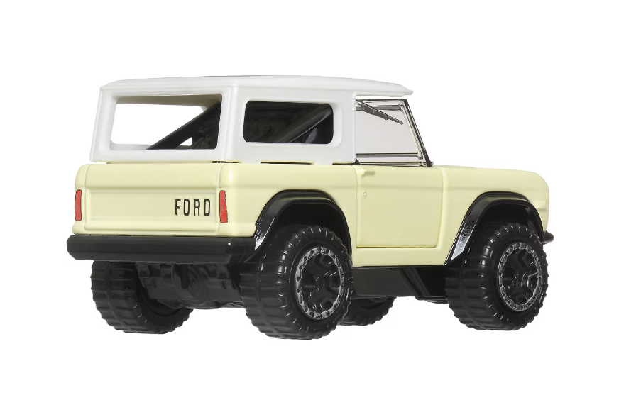 Hot Wheels металлическая машинка с инерционным механизмом Ford Bronco 1966 Factory Fresh масштаб 1:43, MTHPR70_JCL99