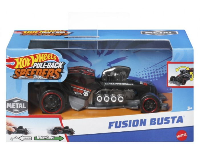 Hot Wheels металлическая машинка с инерционным механизмом Fusion Busta масштаб 1:43, MTHPR70_HPR83