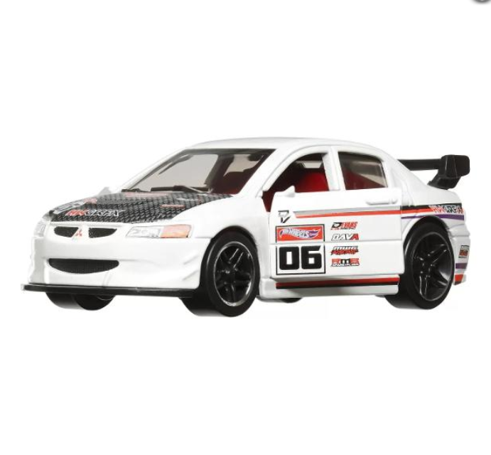 HOT WHEELS MASINUTA METALICA CU SISTEM PULL BACK LANCER EVOLUTION IX SCARA 1:43, MTHPR70_HPR73