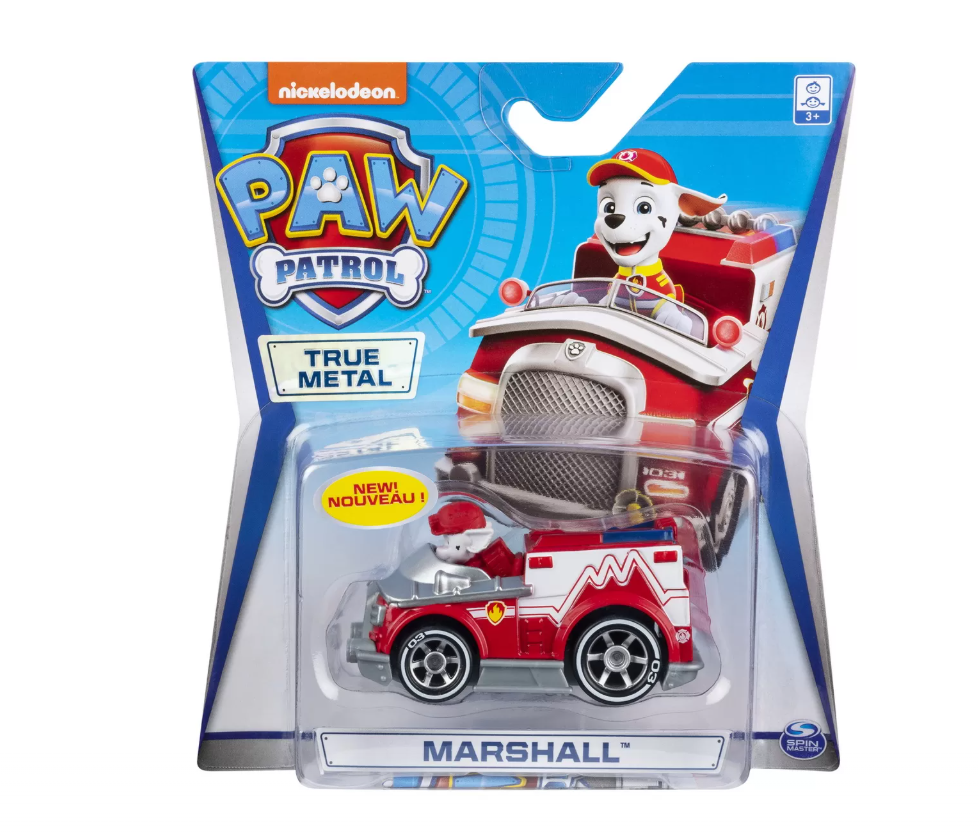 PATRULA CATELUSILOR  MACHETA  METALICA MARSHALL CU MASINA, 6054830_20127212