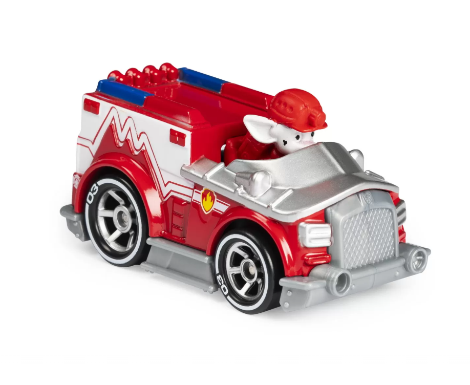 PATRULA CATELUSILOR  MACHETA  METALICA MARSHALL CU MASINA, 6054830_20127212