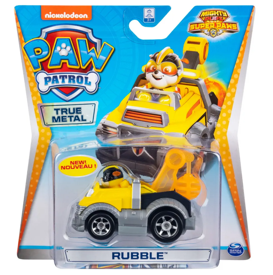 PATRULA CATELUSILOR  MACHETA  METALICA RUBBLE SUPEREROU CU MASINA UTILITARA, 6054830_20127215