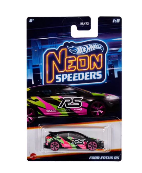 HOT WHEELS MASINUTA METALICA NEON SCARA 1:64, MTHLH72
