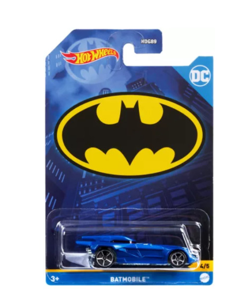 Hot Wheels металлическая машинка Бэтмен масштаб 1:64, MTHDG89