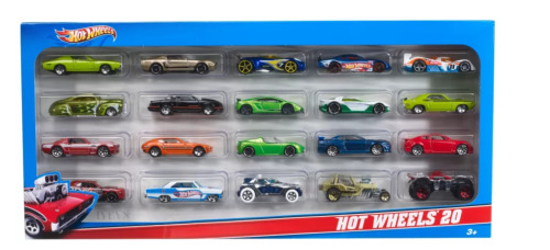 HOT WHEELS SET 20 MASINUTE SCARA 1:64, MTH7045