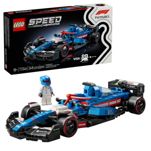 LEGO Speed Champions „Mașina de curse Visa Cash App RB VCARB 01 F1”, 77246