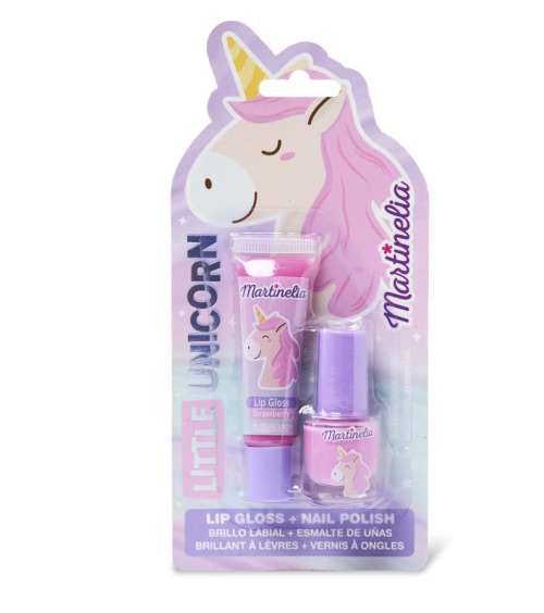 MARTINELIA LITTLE UNICORN Набор блеск для губ и лак для ногтей, 11932