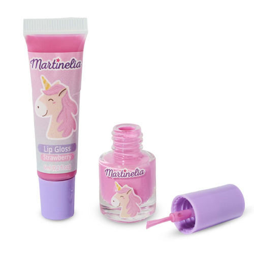 MARTINELIA LITTLE UNICORN Набор блеск для губ и лак для ногтей, 11932